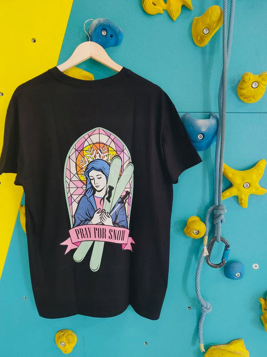 T-shirt Pray For Snow - Ski Edition