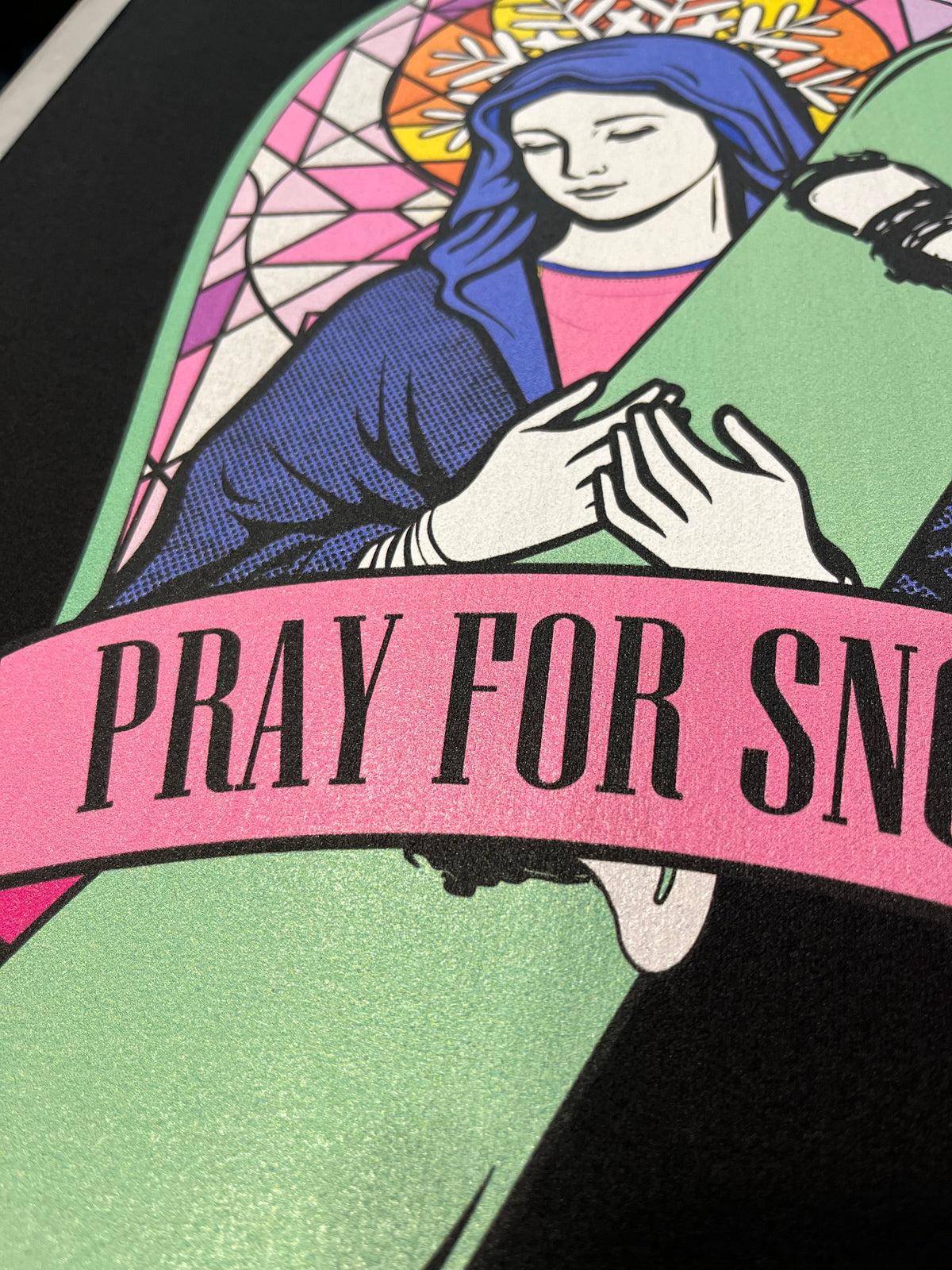 T-shirt Pray For Snow - Ski Edition